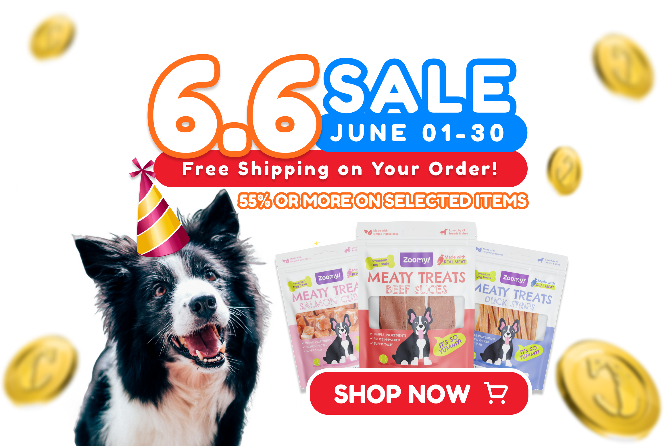 6.6 Sale β Free Shipping, 55% or more off selected items. June 01-30.
